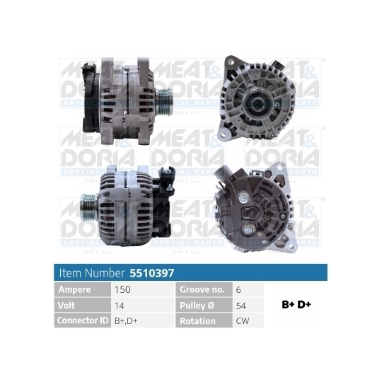 5510397 - Alternator 