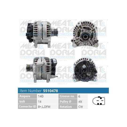 5510478 - Alternator 