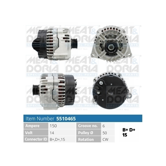 5510465 - Alternator 