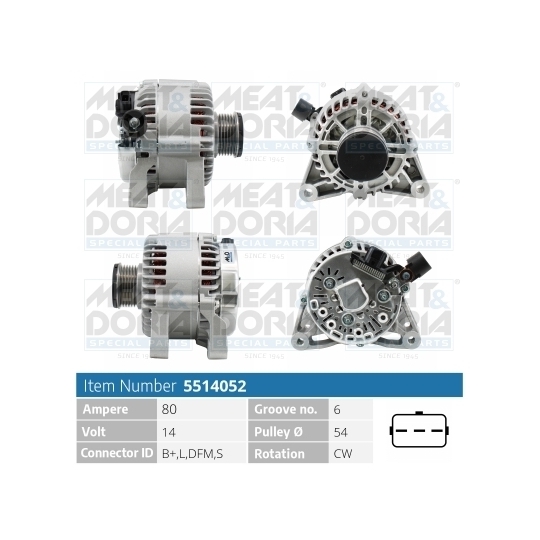 5514052 - Alternator 