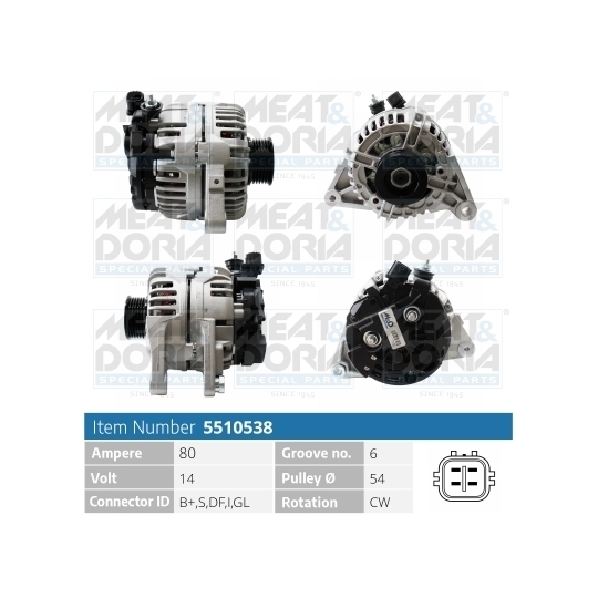 5510538 - Alternator 