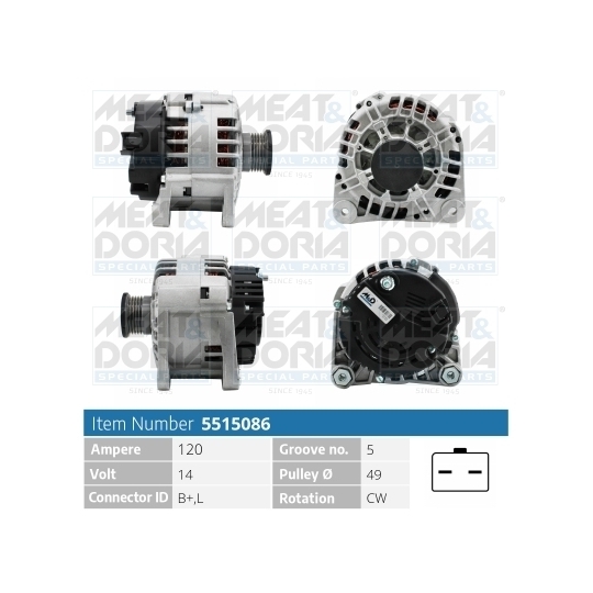 5515086 - Alternator 