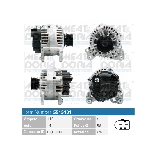 5515101 - Alternator 