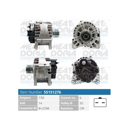 55151276 - Alternator 