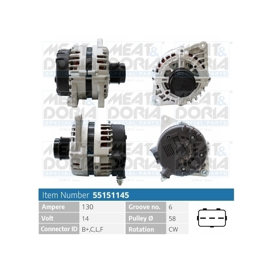 55151145 - Alternator 