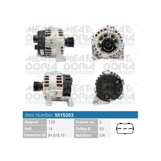 5515203 - Alternator 