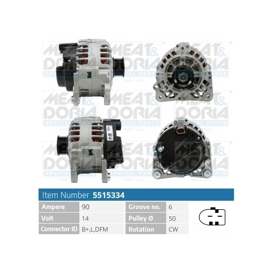 5515334 - Alternator 