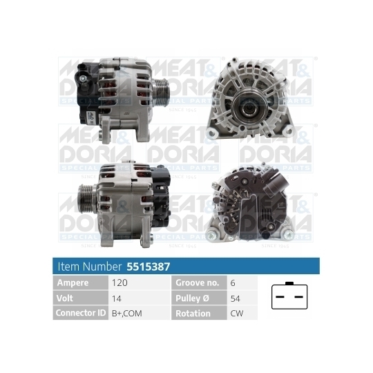 5515387 - Alternator 