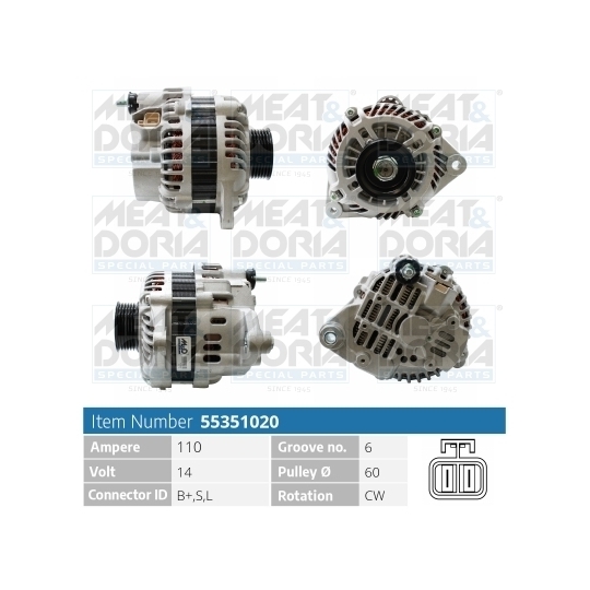 55351020 - Alternator 