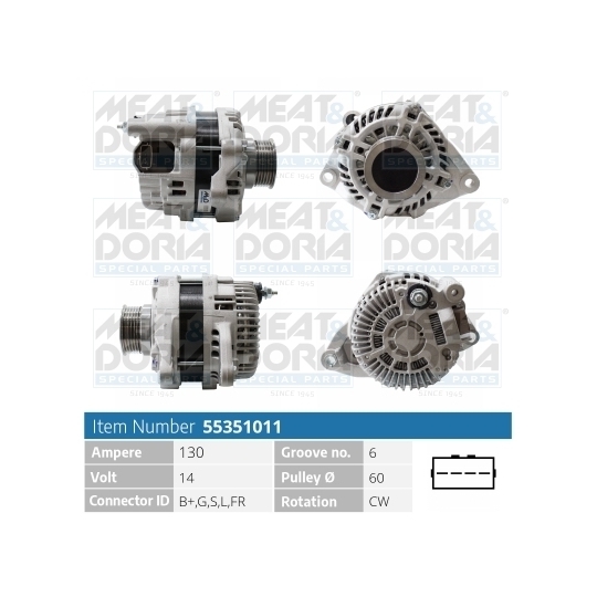 55351011 - Alternator 