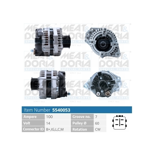 5540053 - Alternator 