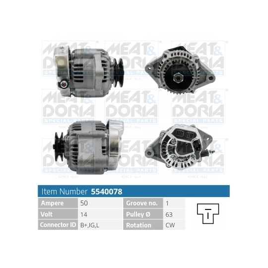 5540078 - Alternator 