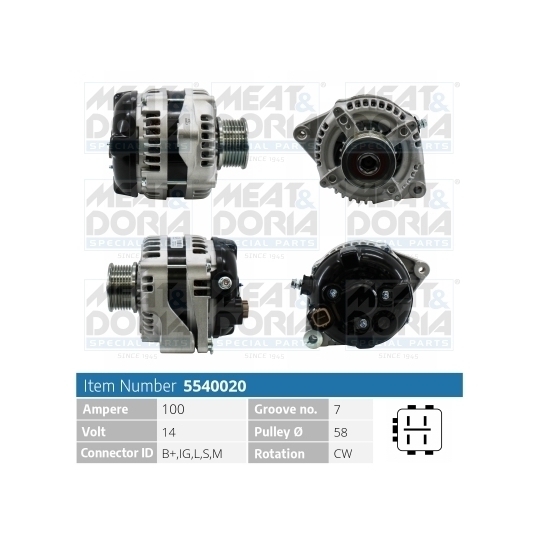 5540020 - Alternator 