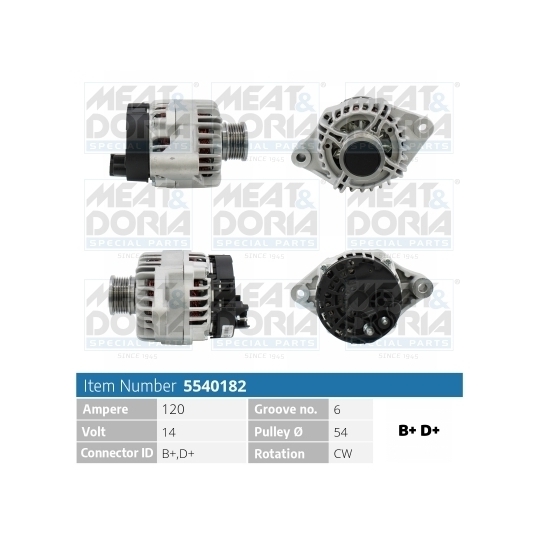 5540182 - Alternator 