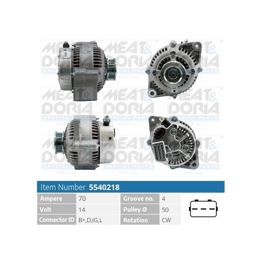 5540218 - Alternator 