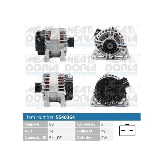 5540364 - Alternator 