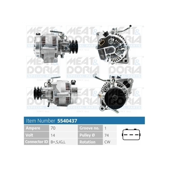 5540437 - Alternator 