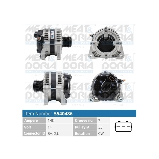 5540486 - Alternator 