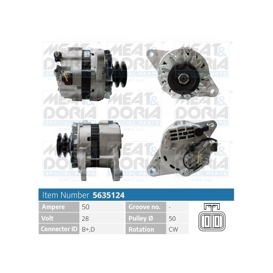 5635124 - Alternator 