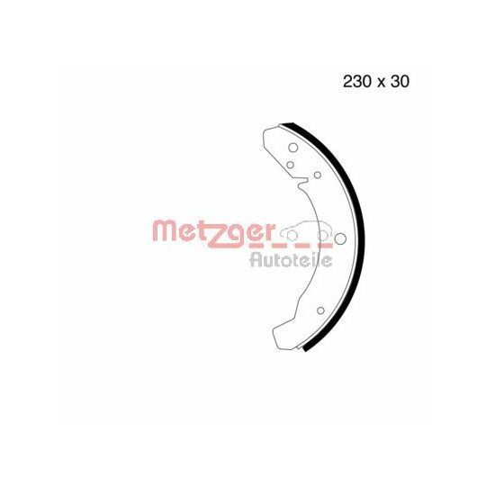 MG 105 - Brake Shoe Set 