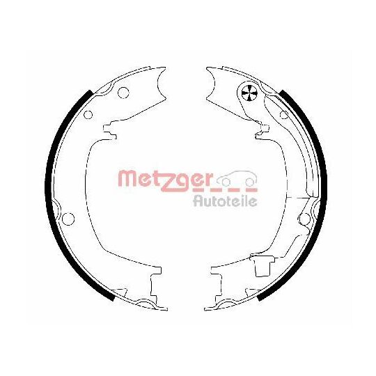 MG 204 - Piduriklotside komplekt, seisupidur 