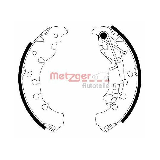 MG 200 - Brake Shoe Set 