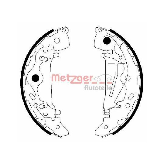 MG 217 - Brake Shoe Set 