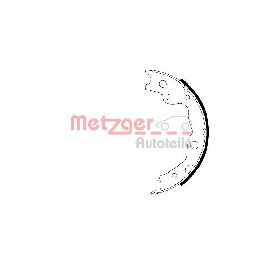 MG 223 - Brake Shoe Set, parking brake 