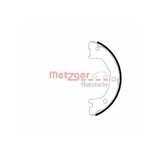 MG 965 - Brake Shoe Set, parking brake 