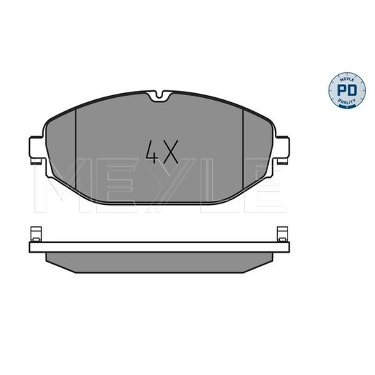 025 220 7619/PD - Brake Pad Set, disc brake 