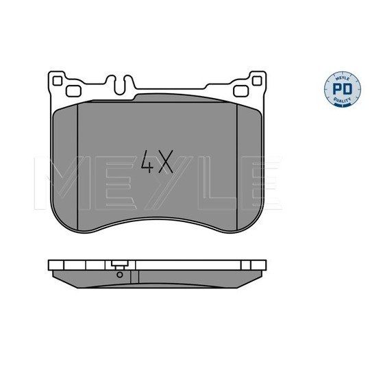 025 257 0617/PD - Brake Pad Set, disc brake 