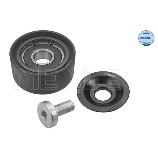 834 000 0009 - Deflection/Guide Pulley, v-ribbed belt 