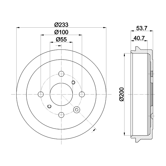 MBD303 - Brake Drum 