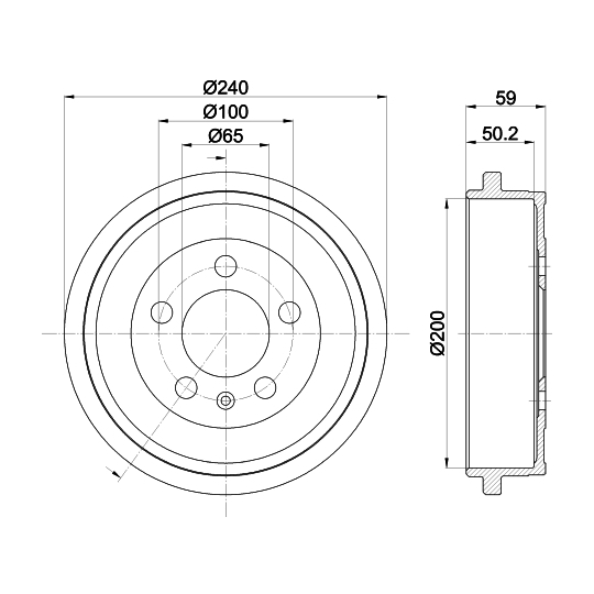 MBD247 - Brake Drum 