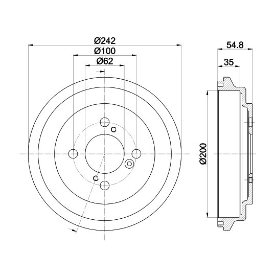 MBD420 - Brake Drum 