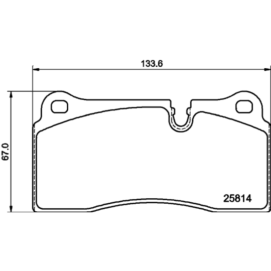 MDB4164 - Brake Pad Set, disc brake 