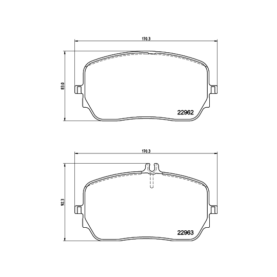 MDB4182 - Brake Pad Set, disc brake 