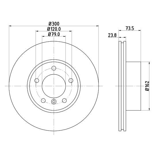 MDC1745C - Brake Disc 