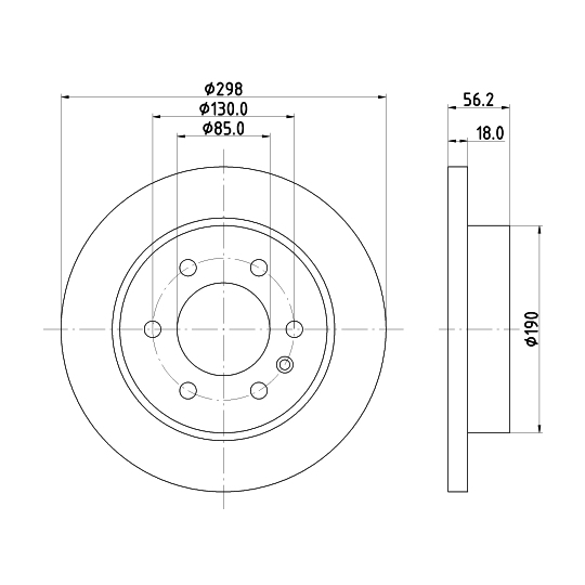 MDC2850C - Brake Disc 