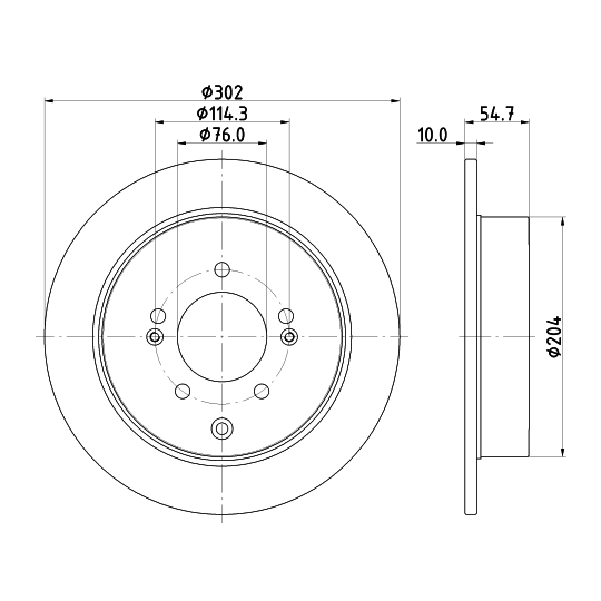 MDC2836C - Bromsskiva 