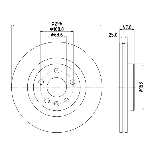 MDC2984C - Brake Disc 