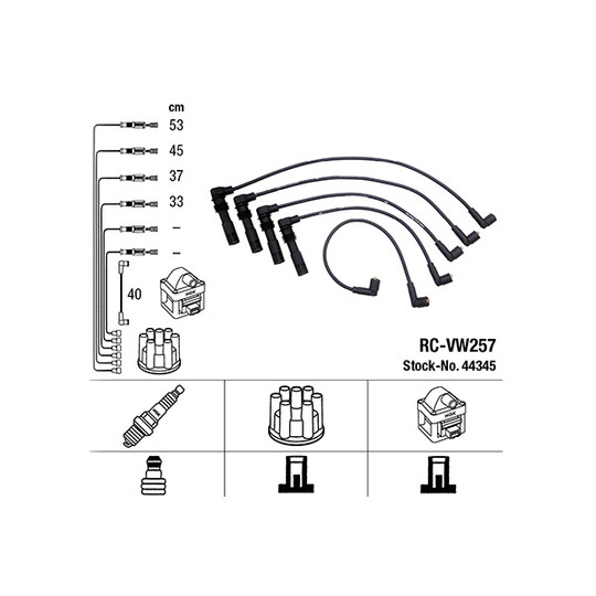 44345 - Ignition Cable Kit 