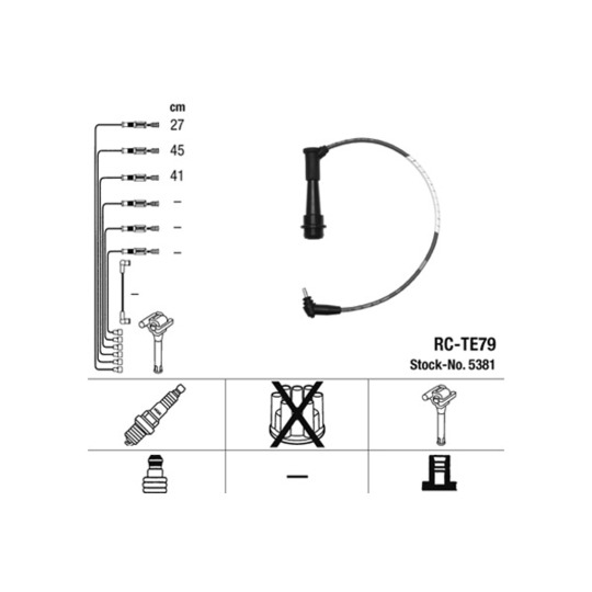 5381 - Ignition lead set 