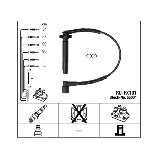 55004 - Ignition Cable Kit 