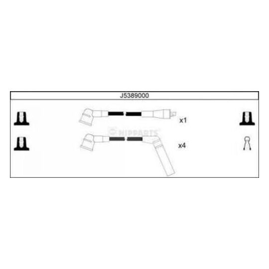 J5389000 - Ignition lead set 