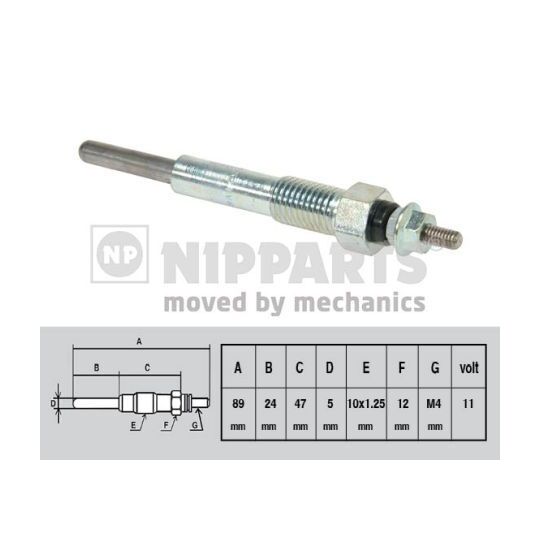 J5719001 - Glow plug/Heater plug 