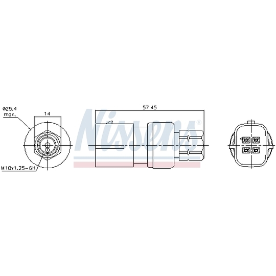 301002 - Pressure Switch, air conditioning 