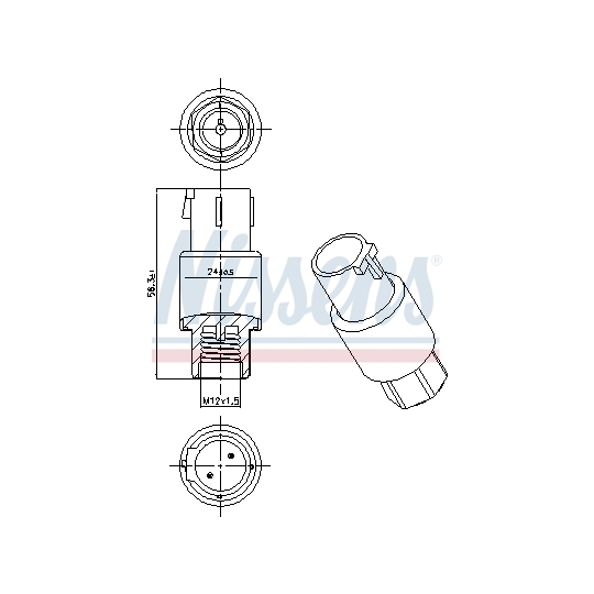 301001 - Pressure Switch, air conditioning 