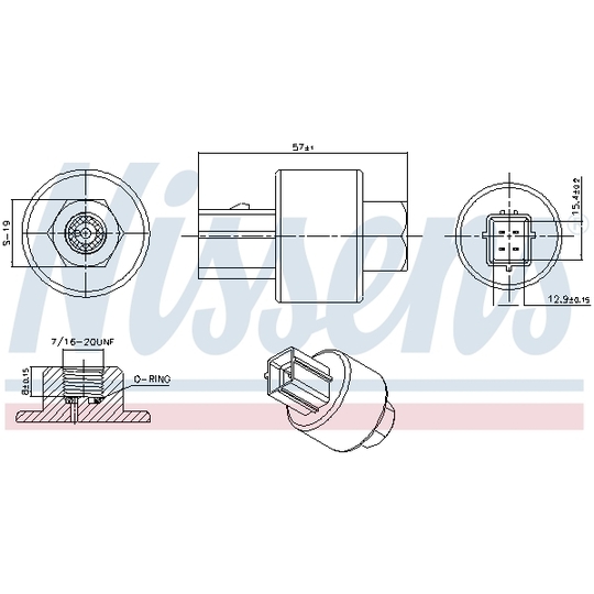 301020 - Pressure Switch, air conditioning 