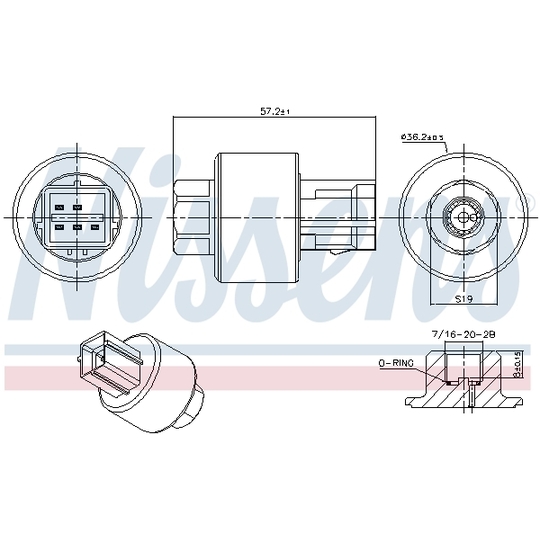301019 - Pressure Switch, air conditioning 